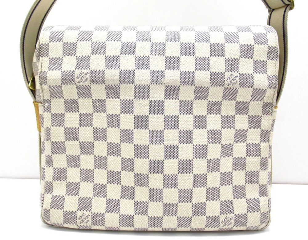 LOUIS VUITTON bag Naviglio Damier Azur White